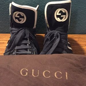 Gucci hightops retails 400 size 10